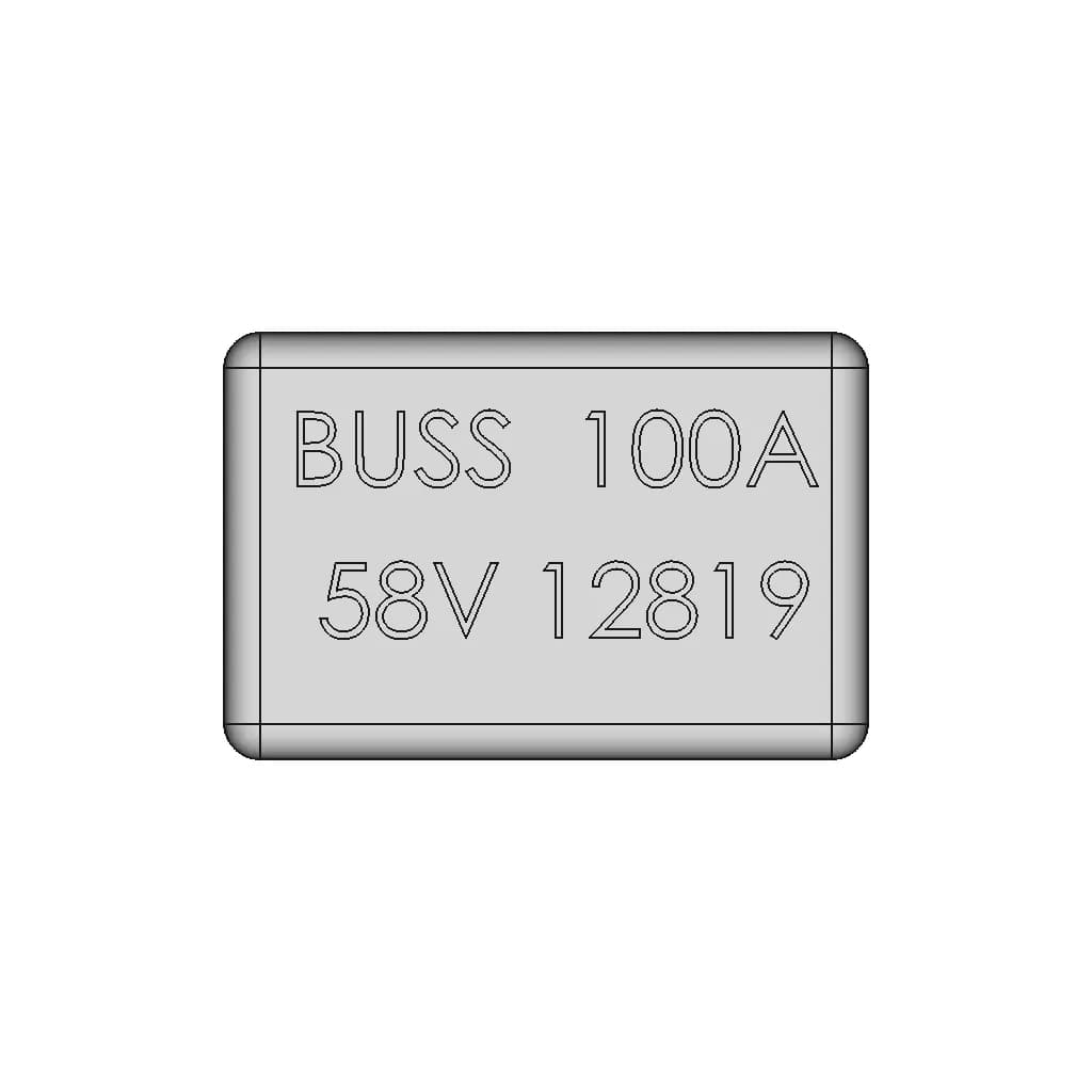 100A Mrbf Terminal Fuse | High-Quality CAD Model_0_0_degree_snapshot