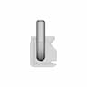Side Prominent Hinge Hengzhu Hl003-1 | High-Quality CAD Model_270_0_degree_snapshot