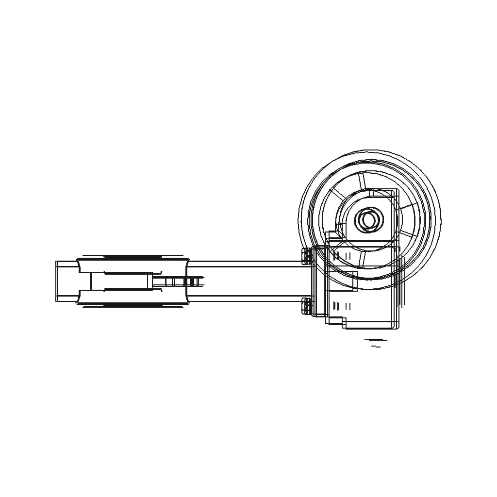Interapp Butterfly Wafer Valve With Manual Handwheel Gearbox - Standard Mechanical Component_0_270_degree_snapshot