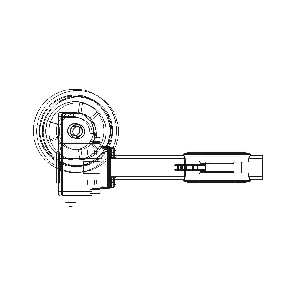 Interapp Butterfly Wafer Valve With Manual Handwheel Gearbox - Standard Mechanical Component_0_90_degree_snapshot