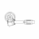 Interapp Butterfly Wafer Valve With Manual Handwheel Gearbox - Standard Mechanical Component_0_90_degree_snapshot
