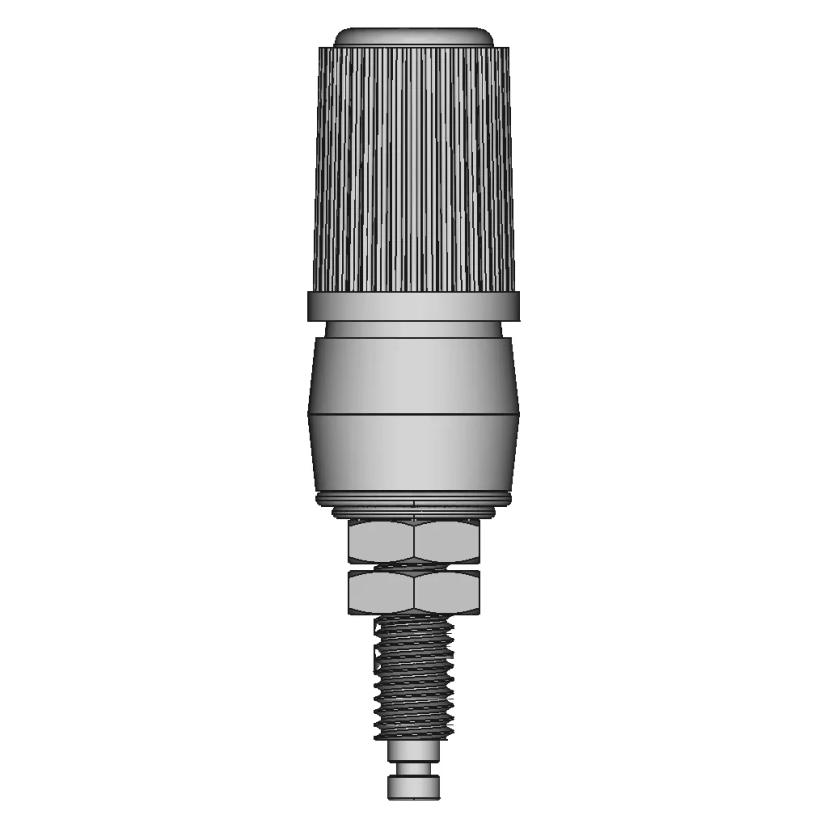 4Mm Female Banana Jack Socket High Current 30A M5 | High-Quality CAD Model