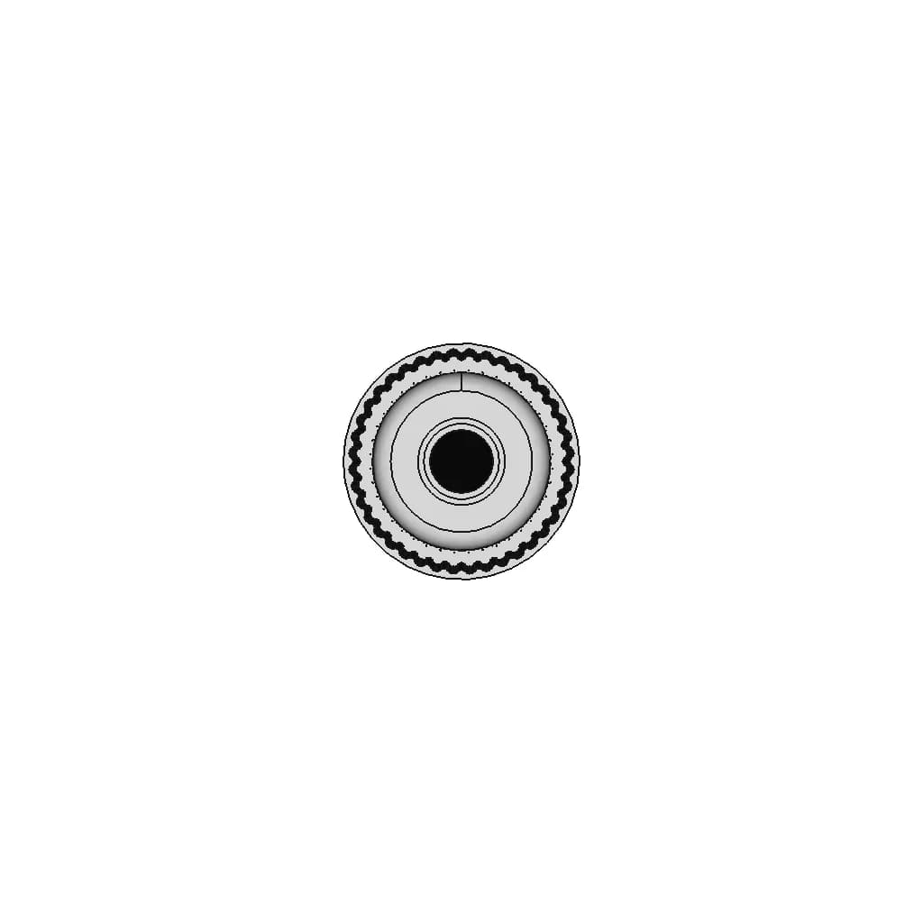 4Mm Female Banana Jack Socket High Current 30A M5 | High-Quality CAD Model_270_0_degree_snapshot