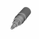 4Mm Female Banana Jack Socket High Current 30A M5 | High-Quality CAD Model_60_30_degree_snapshot