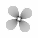 Diy Boat Propeller - Downloadable CAD Representation_270_0_degree_snapshot