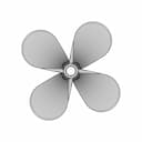 Diy Boat Propeller - Downloadable CAD Representation_90_0_degree_snapshot