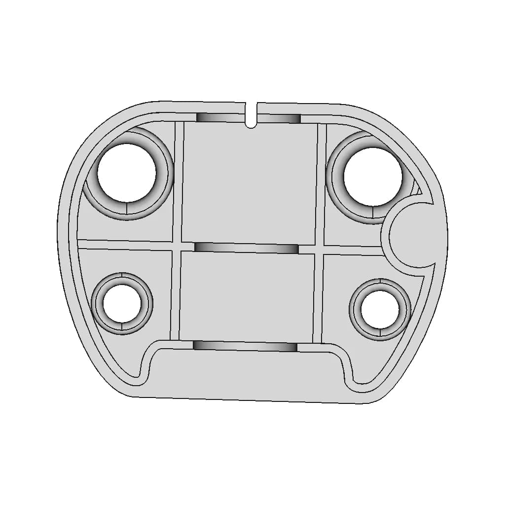Twister F18 Crossbar Cap - Downloadable CAD Representation_270_0_degree_snapshot