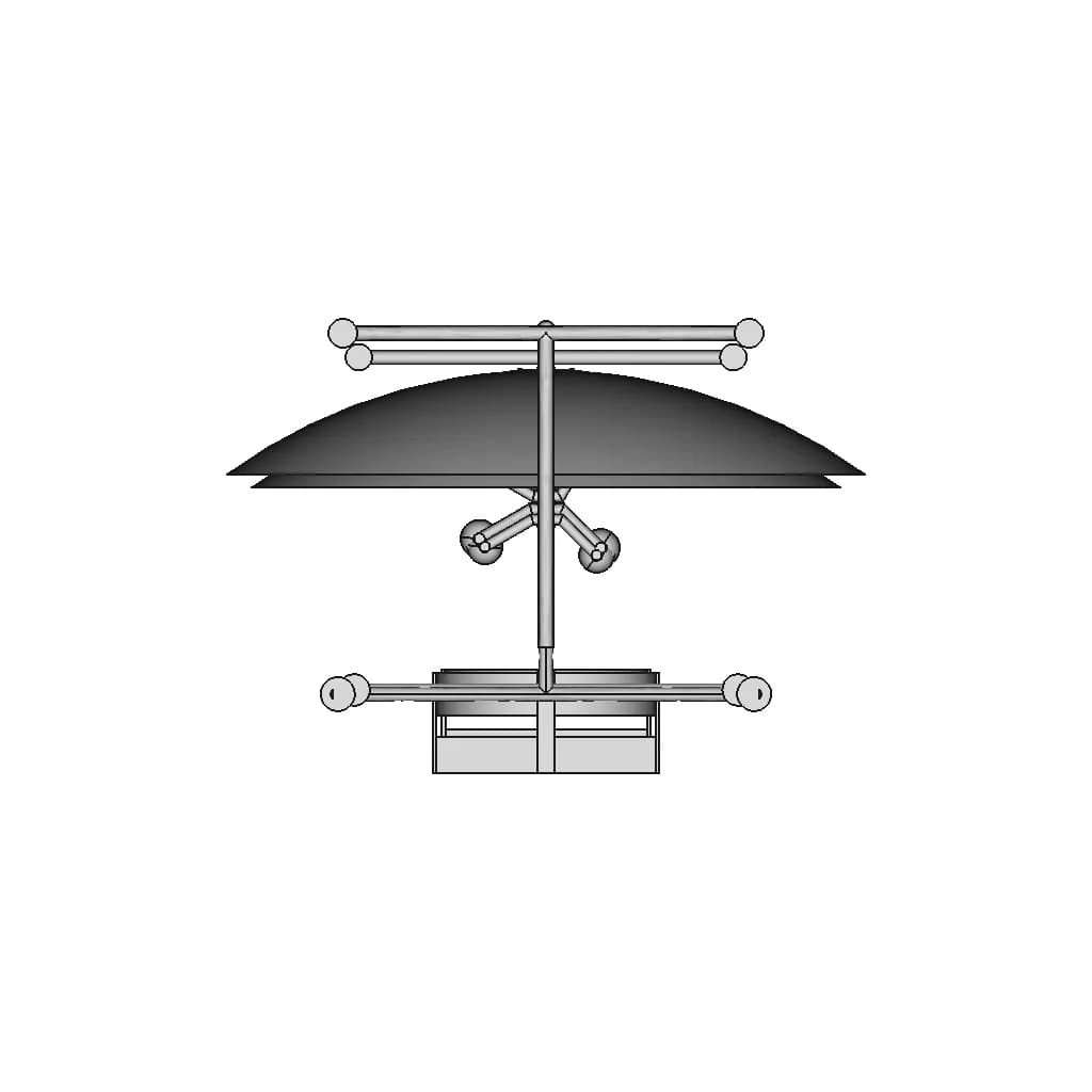 High-Speed Mosquito Trap Fan | High-Quality CAD Model_90_0_degree_snapshot