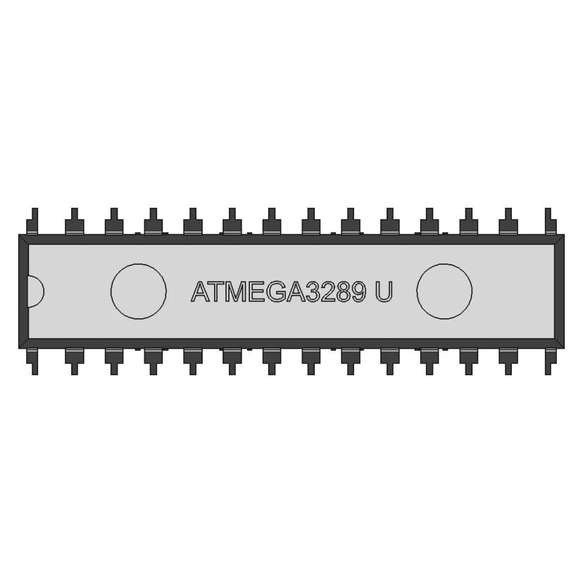 Atmega328P U - Downloadable CAD Representation