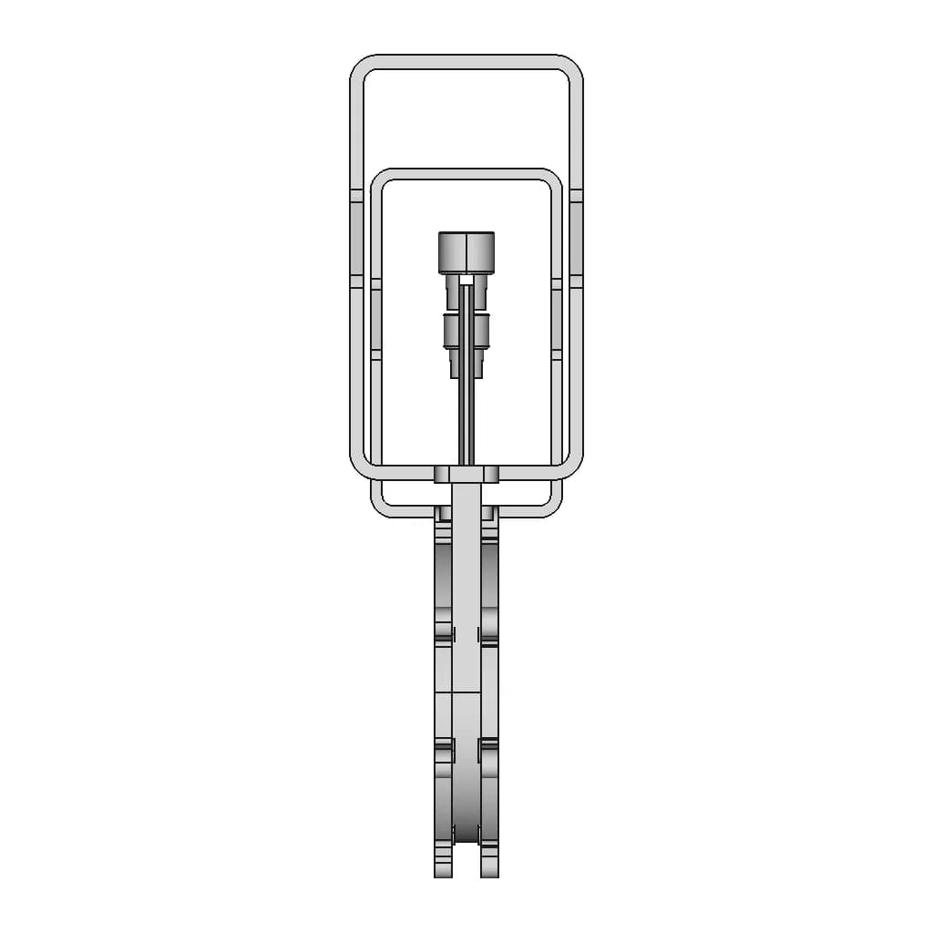 200Mm Knive Gate Valve - Standard Mechanical Component_0_270_degree_snapshot