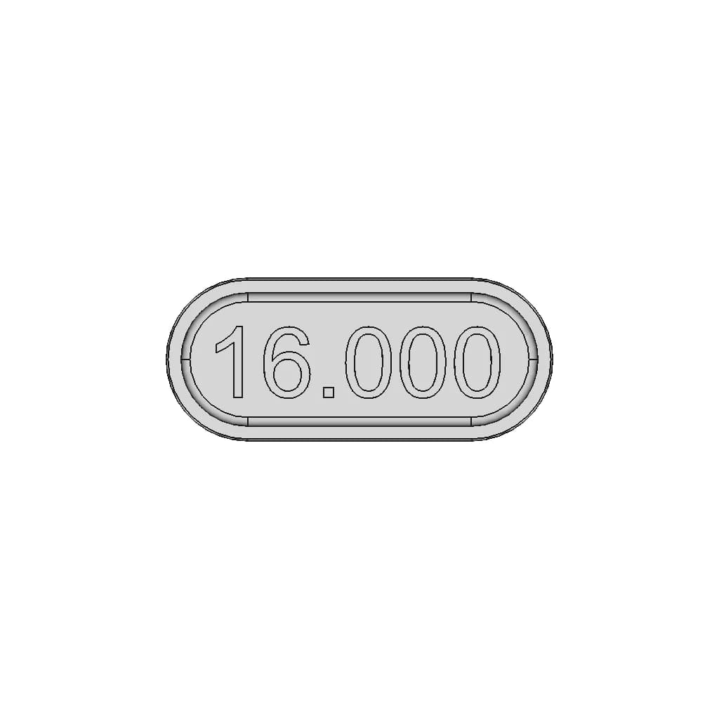 16.000Mhz Crystal - Downloadable CAD Representation_0_0_degree_snapshot