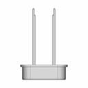 16.000Mhz Crystal - Downloadable CAD Representation_270_0_degree_snapshot