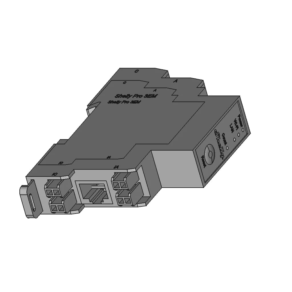 Shelly Pro 3Em | 3D Engineering Design File_60_30_degree_snapshot
