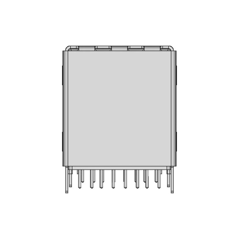 Stacked Usb-C Connector | High-Quality CAD Model