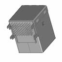 Stacked Usb-C Connector | High-Quality CAD Model_60_30_degree_snapshot