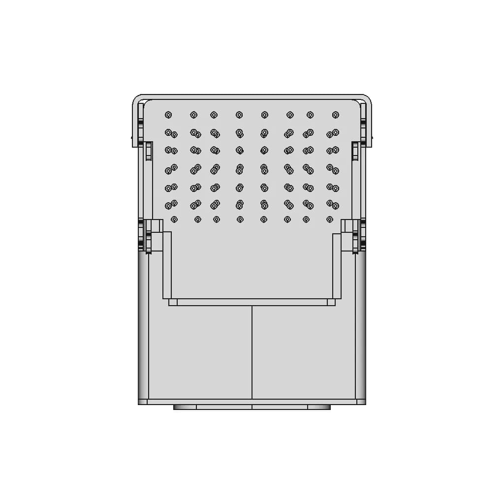 Stacked Usb-C Connector | High-Quality CAD Model_90_0_degree_snapshot