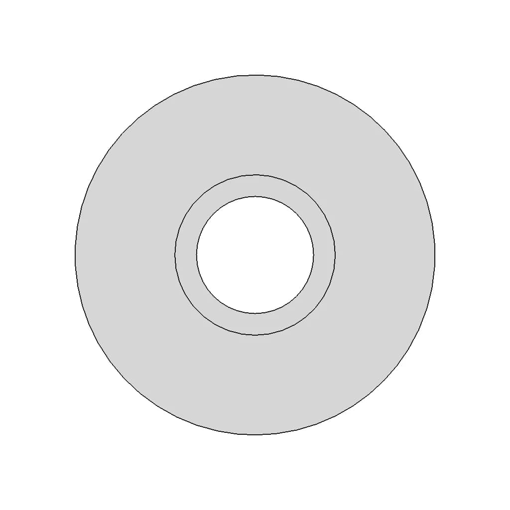 Green Negative Battery Felt Circle - Downloadable CAD Representation_270_0_degree_snapshot