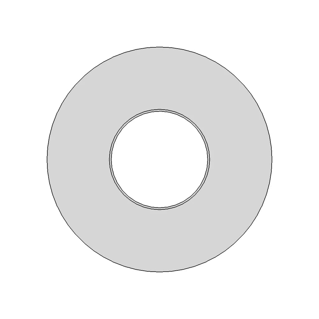 Red Positive Battery Felt Circle - Downloadable CAD Representation_270_0_degree_snapshot