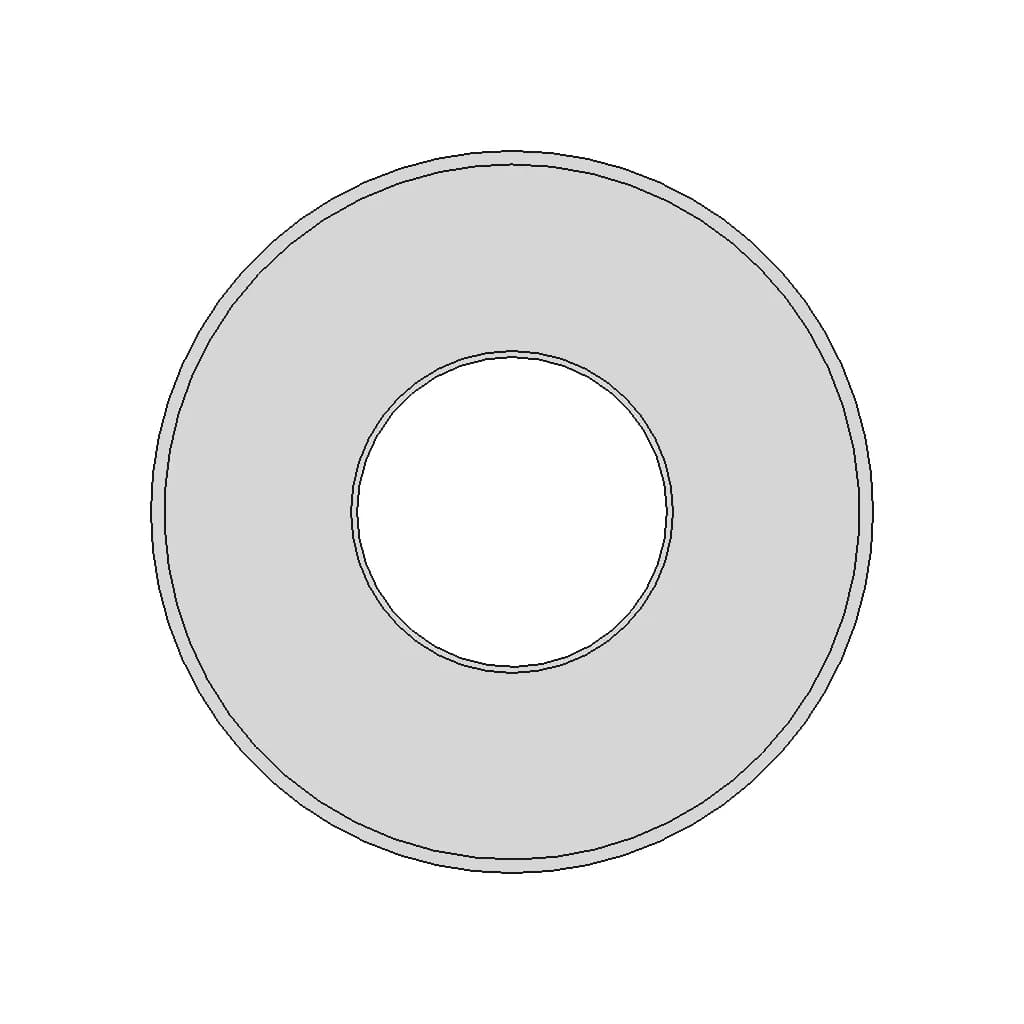 Red Positive Battery Felt Circle - Downloadable CAD Representation_90_0_degree_snapshot