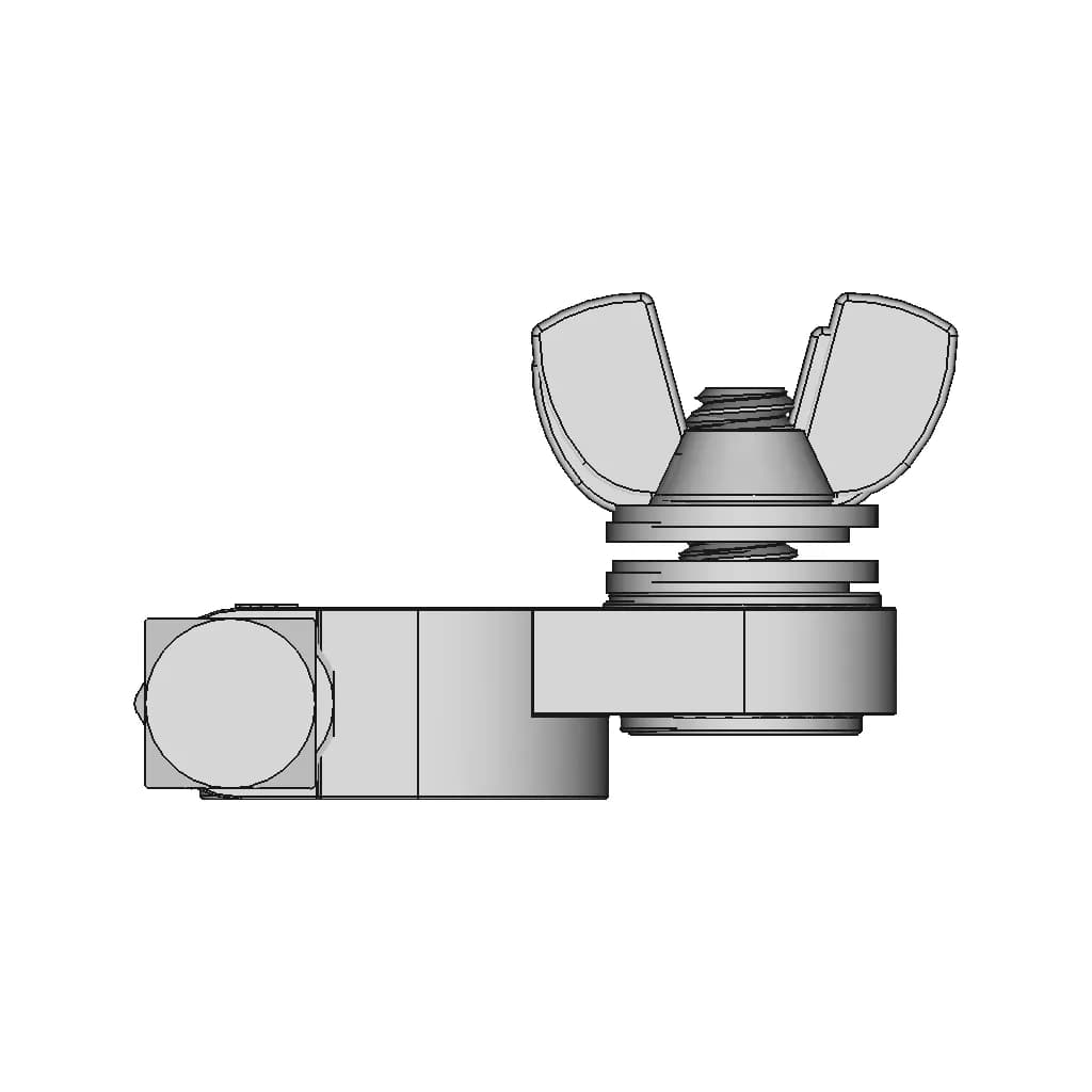Negative Battery Terminal Clamp - Standard Mechanical Component_0_270_degree_snapshot
