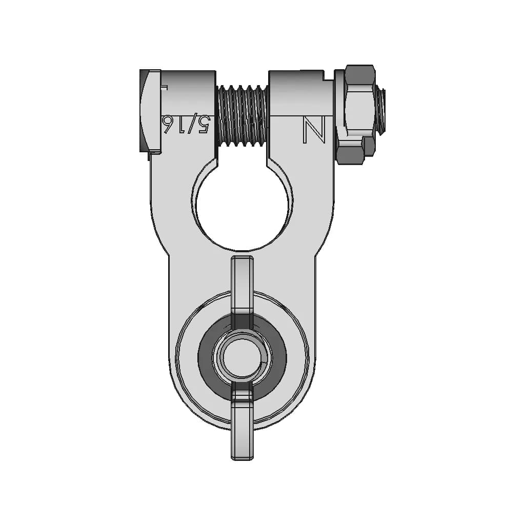 Negative Battery Terminal Clamp - Standard Mechanical Component_270_0_degree_snapshot