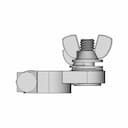 Positive Battery Terminal Clamp - Downloadable CAD Representation_0_270_degree_snapshot