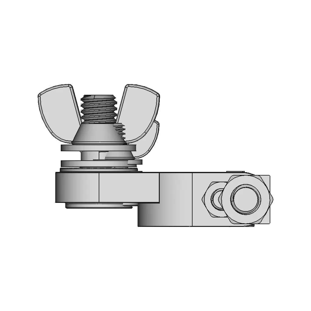Positive Battery Terminal Clamp - Downloadable CAD Representation_0_90_degree_snapshot