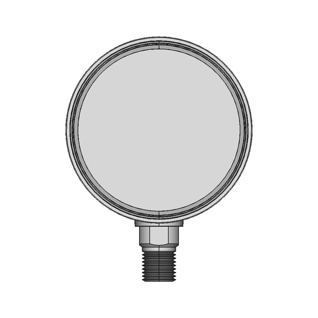 High Pressure Gauge | 3D Engineering Design File_0_0_degree_snapshot