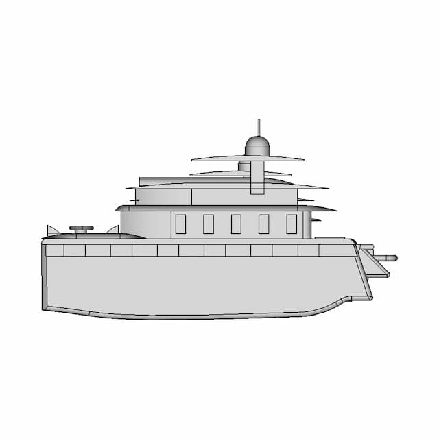 25-Meter Catamaran - Downloadable CAD Representation