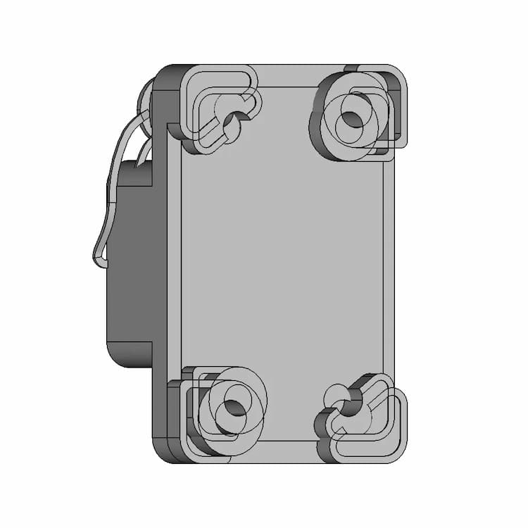 100 Amp Circuit Breaker | High-Quality CAD Model