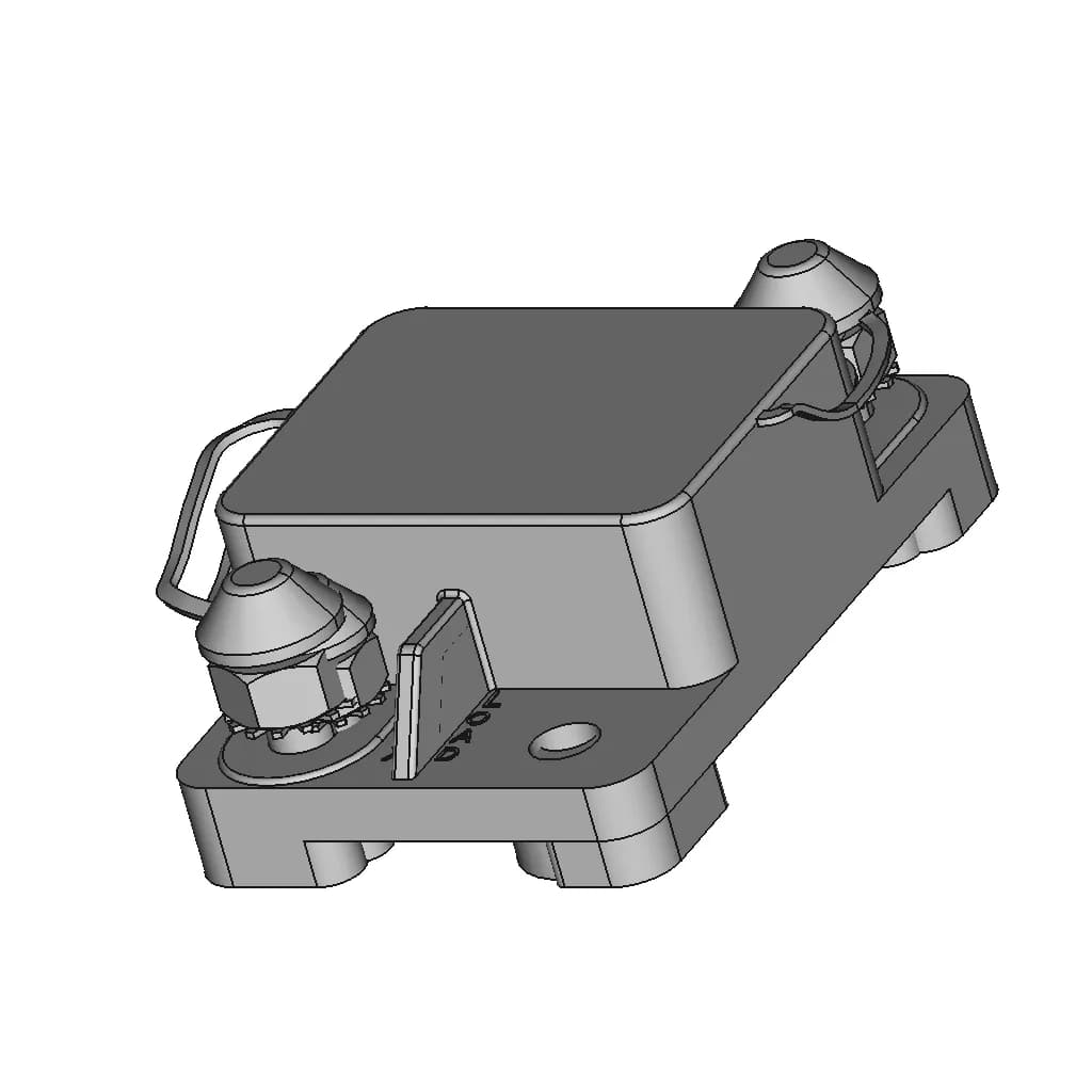 100 Amp Circuit Breaker | High-Quality CAD Model_60_30_degree_snapshot