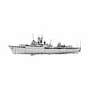 Koni Class Frigate - Split Vpb | High-Quality CAD Model_0_0_degree_snapshot
