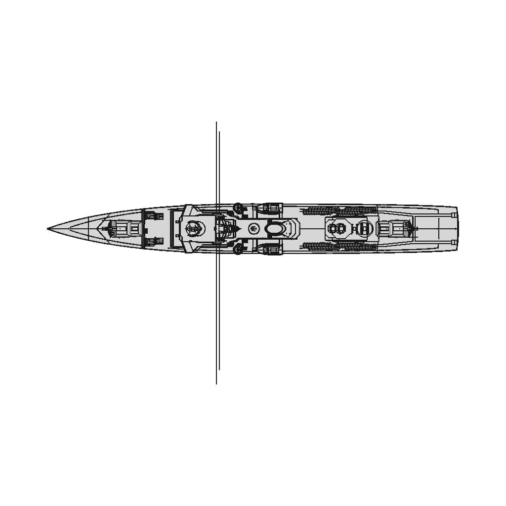 Koni Class Frigate - Split Vpb | High-Quality CAD Model_270_0_degree_snapshot
