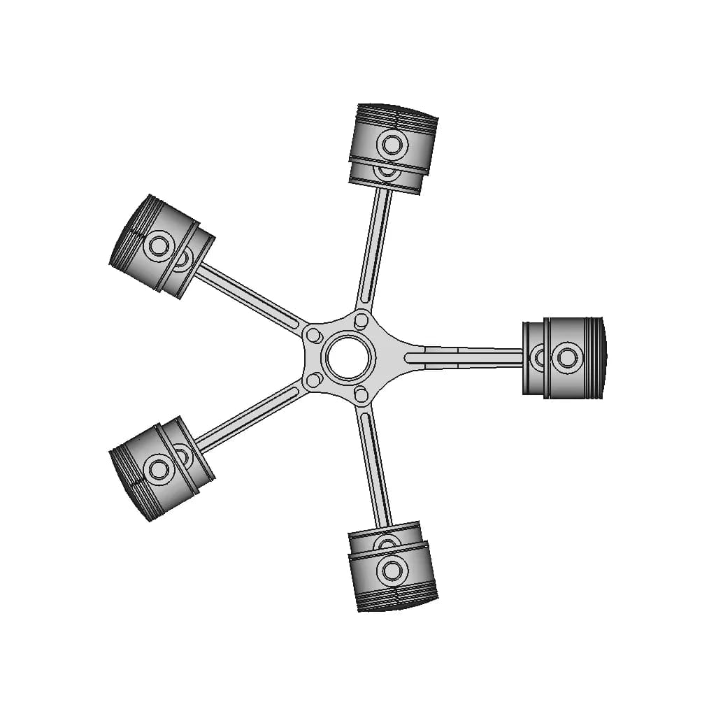 Radial Piston Assembly - Standard Mechanical Component_270_0_degree_snapshot