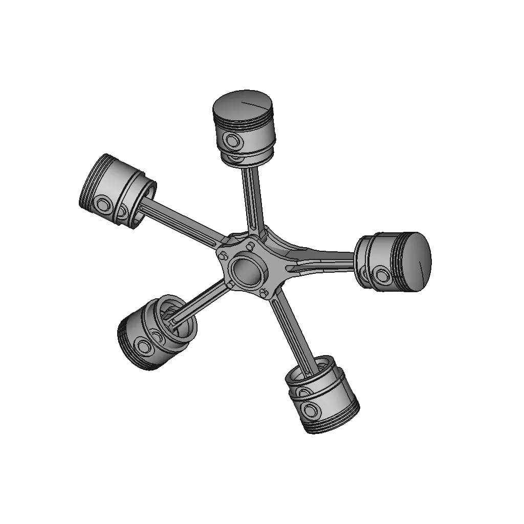 Radial Piston Assembly - Standard Mechanical Component_60_30_degree_snapshot