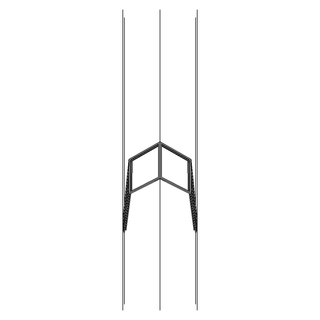 Parabrisas 4 Paneles Para Lancha Rápida | 3D Engineering Design File_0_0_degree_snapshot