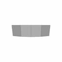 Parabrisas 6 Paneles Embarcación Náutica - Downloadable CAD Representation_270_0_degree_snapshot