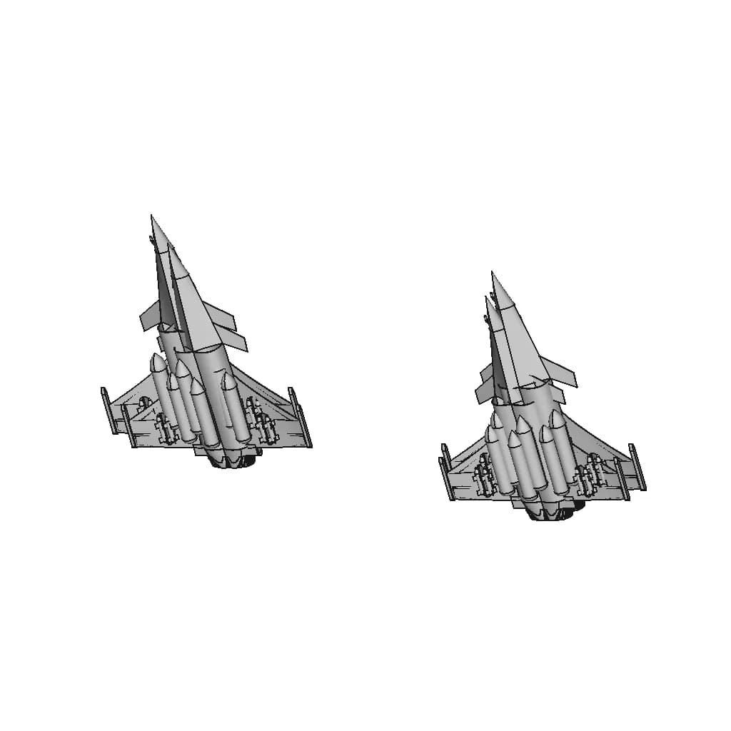 Dassault Rafale Fighter Jet | High-Quality CAD Model_60_30_degree_snapshot