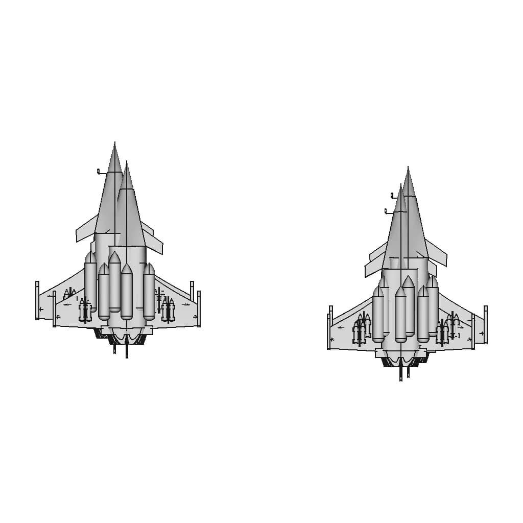 Dassault Rafale Fighter Jet | High-Quality CAD Model_90_0_degree_snapshot