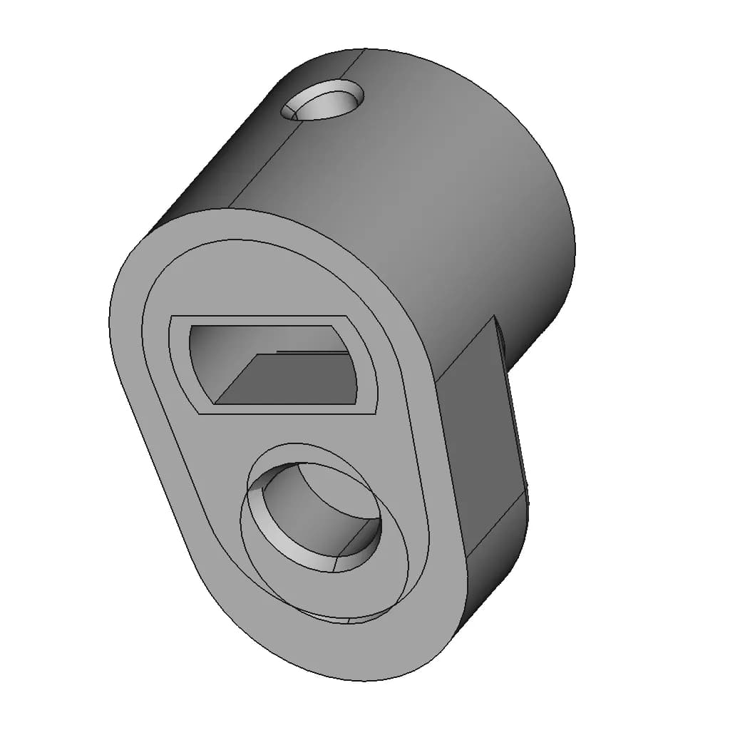 Yamaha 6G5-43148-00 Distance Collar | 3D Engineering Design File_60_30_degree_snapshot