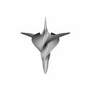 Streamlined Propeller With Ogive Hub - Concept Design - Downloadable CAD Representation_0_0_degree_snapshot