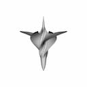 Streamlined Propeller With Ogive Hub - Concept Design - Downloadable CAD Representation_0_90_degree_snapshot