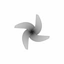 Streamlined Propeller With Ogive Hub - Concept Design - Downloadable CAD Representation_270_0_degree_snapshot