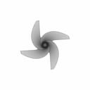 Streamlined Propeller With Ogive Hub - Concept Design - Downloadable CAD Representation_90_0_degree_snapshot