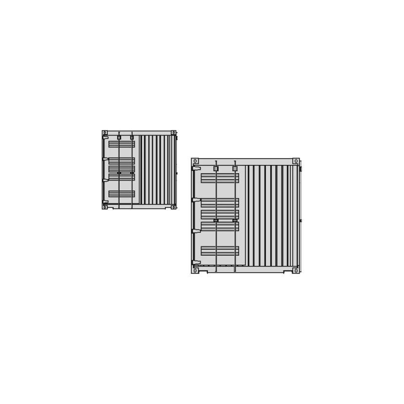 Iso Container 20 - 40 Ft | High-Quality CAD Model