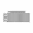Iso Container 20 - 40 Ft | High-Quality CAD Model_0_90_degree_snapshot