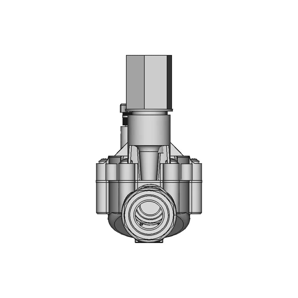 Rainbird Dv100 With Ø 63 X 50 X 2" Adaptator Fittings | 3D Engineering Design File_0_270_degree_snapshot