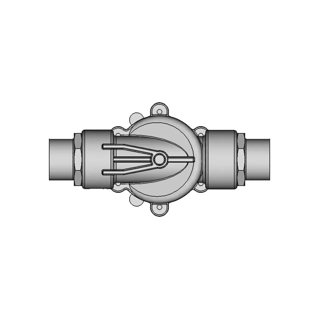 Rainbird Dv100 With Ø 63 X 50 X 2" Adaptator Fittings | 3D Engineering Design File_90_0_degree_snapshot