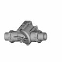 Rainbird Dvf100 With Ø 32 X 25 X 1" Adaptator Fittings | High-Quality CAD Model_60_30_degree_snapshot