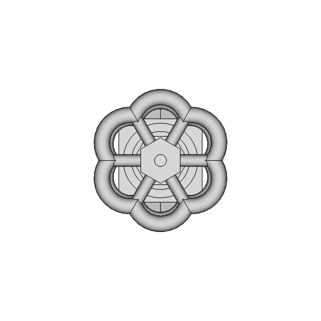 Gate Valve Assembly | High-Quality CAD Model_0_0_degree_snapshot